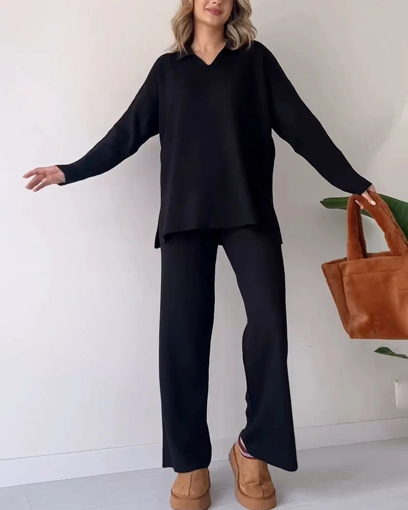 Waverly | Luxe Zachte en Elegante Casual Tweedelige Loungewear Set voor Ultiem Comfort