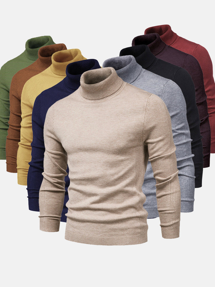 Bequemer, waschbarer Herren-Rollkragenpullover - Stil und Komfort für jeden Tag