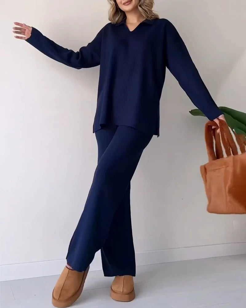 Waverly | Luxe Zachte en Elegante Casual Tweedelige Loungewear Set voor Ultiem Comfort