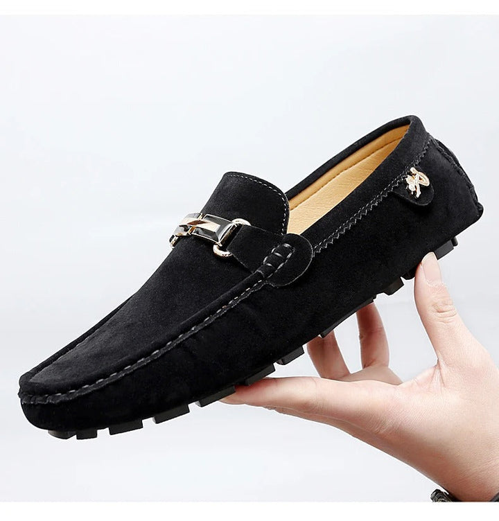 Elegante und bequeme Herren-Mokassins aus Wildleder - perfekt zum Ausgehen und für den Alltag