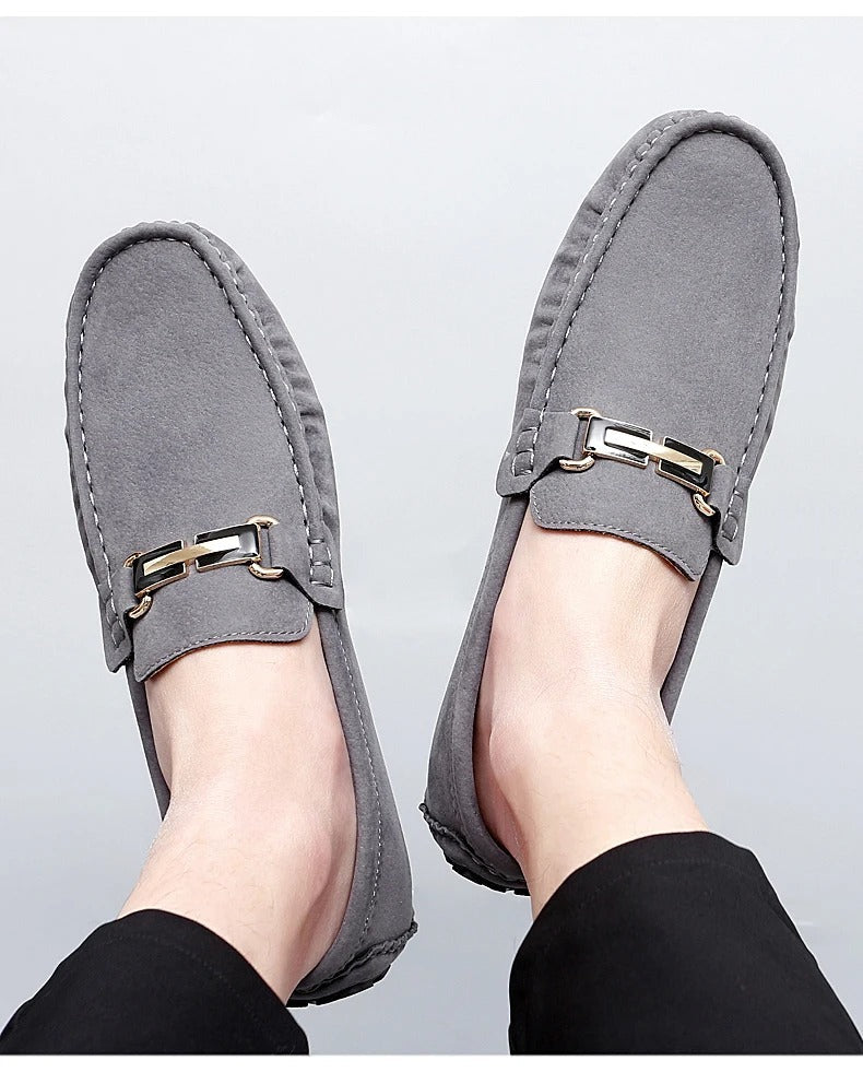 Elegante und bequeme Herren-Mokassins aus Wildleder - perfekt zum Ausgehen und für den Alltag