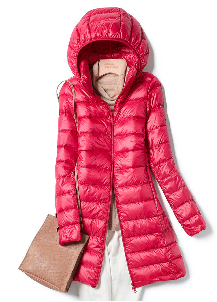 Leichte und bequeme lange Damenjacke für absoluten Komfort