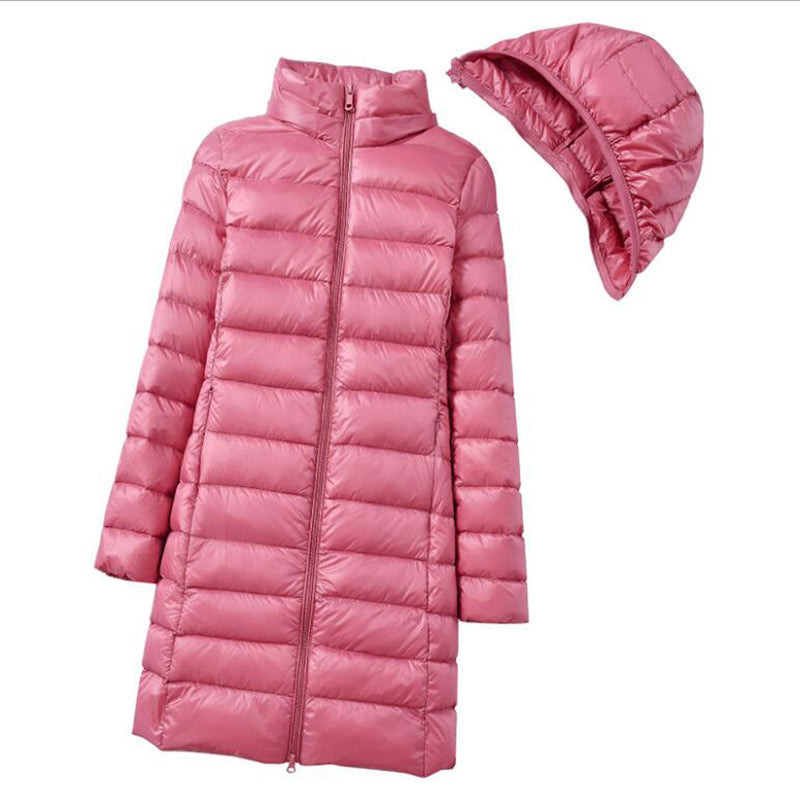 Leichte und bequeme lange Damenjacke für absoluten Komfort