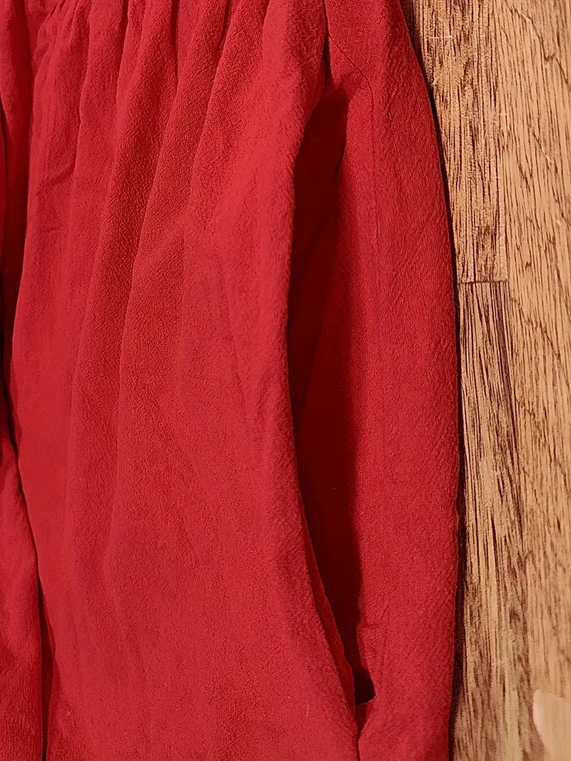 Brigida™ - Elegantes Sommerkleid aus Leinen mit praktischen Taschen