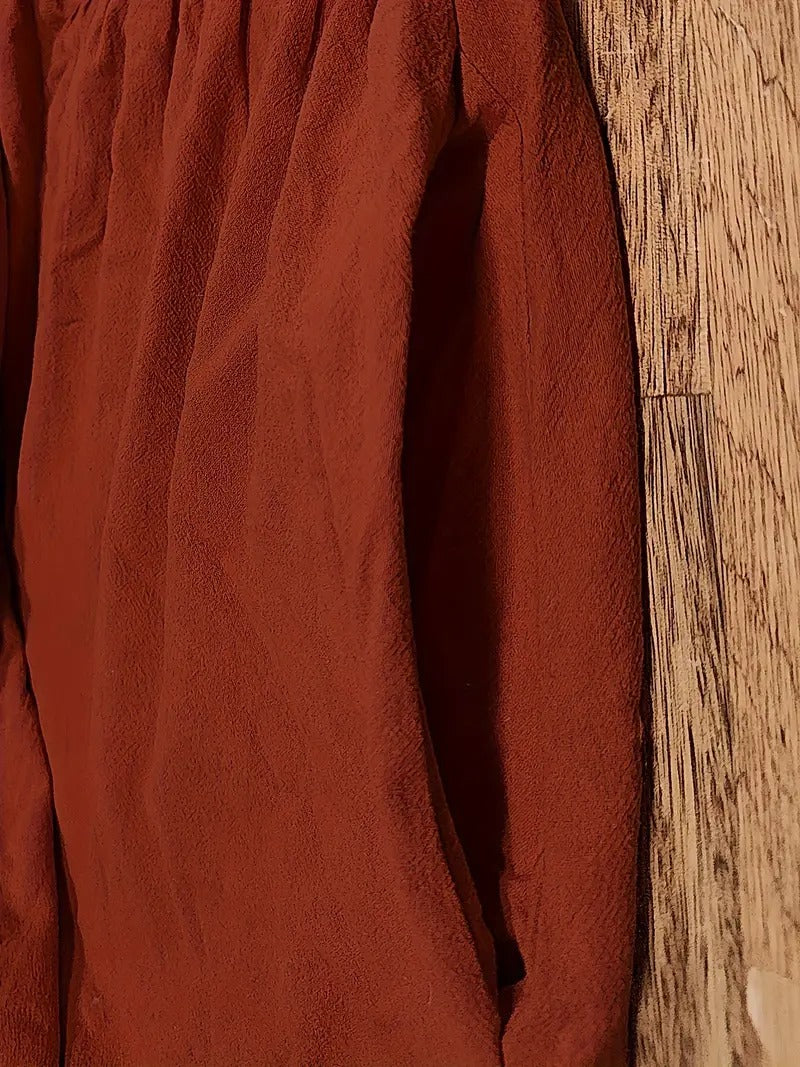 Brigida™ - Elegantes Sommerkleid aus Leinen mit praktischen Taschen