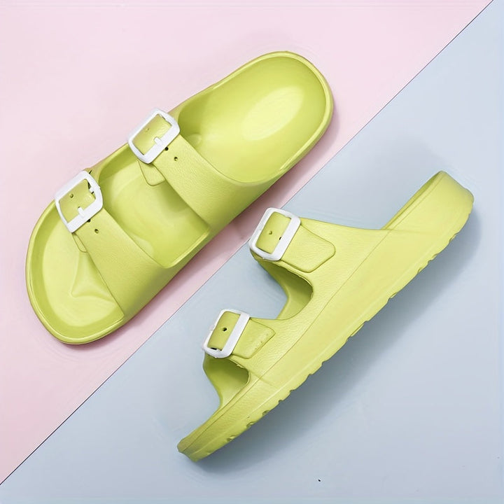 Elegante Herrensandalen mit doppelter Schnalle für maximalen Komfort