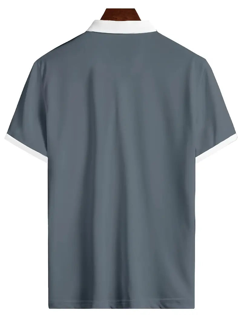 Herren-Golfshirt mit luftigem V-Ausschnitt für maximalen Komfort