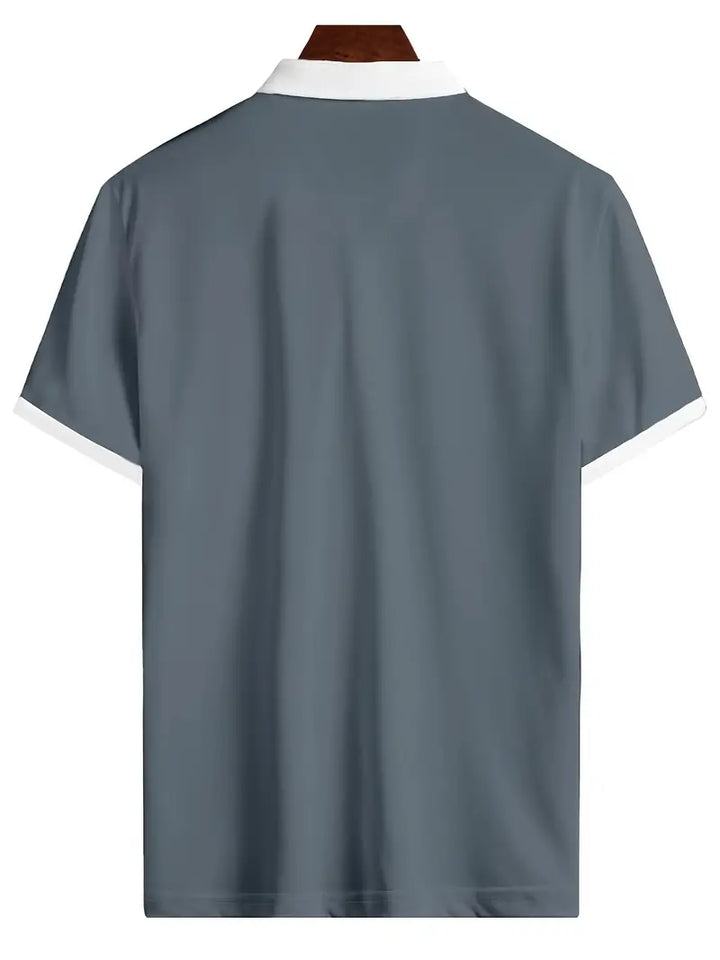 Herren-Golfshirt mit luftigem V-Ausschnitt für maximalen Komfort