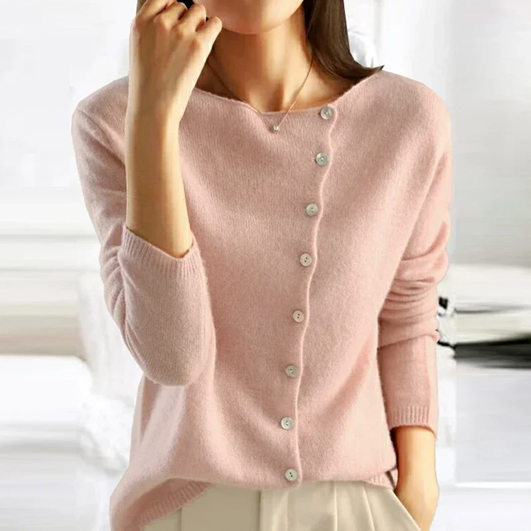 Eleganter Button-Down-Pullover für Damen - stilvolle und anspruchsvolle Kleidung für jede Gelegenheit