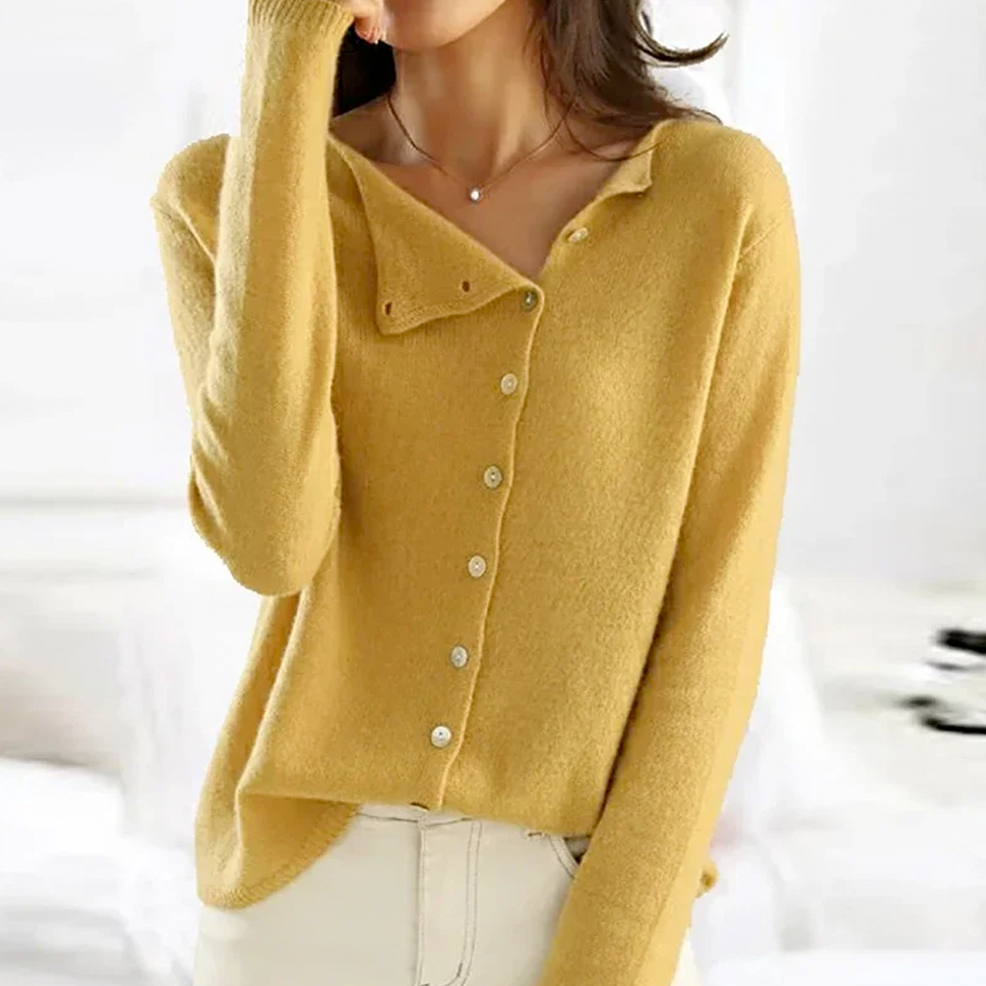 Eleganter Button-Down-Pullover für Damen - stilvolle und anspruchsvolle Kleidung für jede Gelegenheit