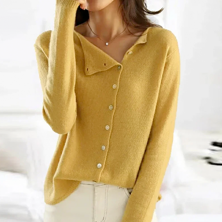 Eleganter Button-Down-Pullover für Damen - stilvolle und anspruchsvolle Kleidung für jede Gelegenheit