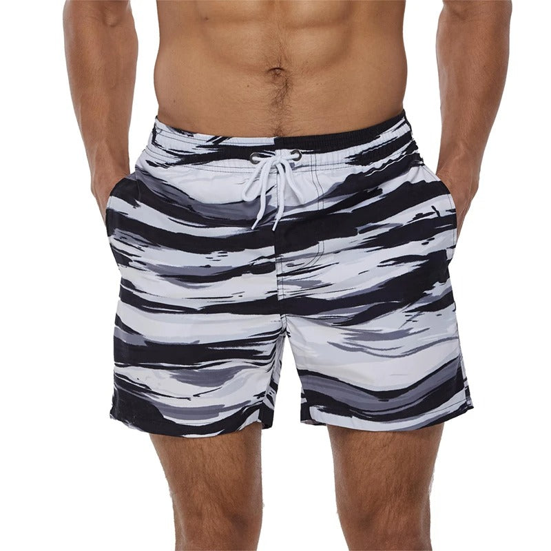 Lennox Ademende Zwemshort met Trendy Funky Print - Ideaal voor Zomerplezier en Zwemavonturen
