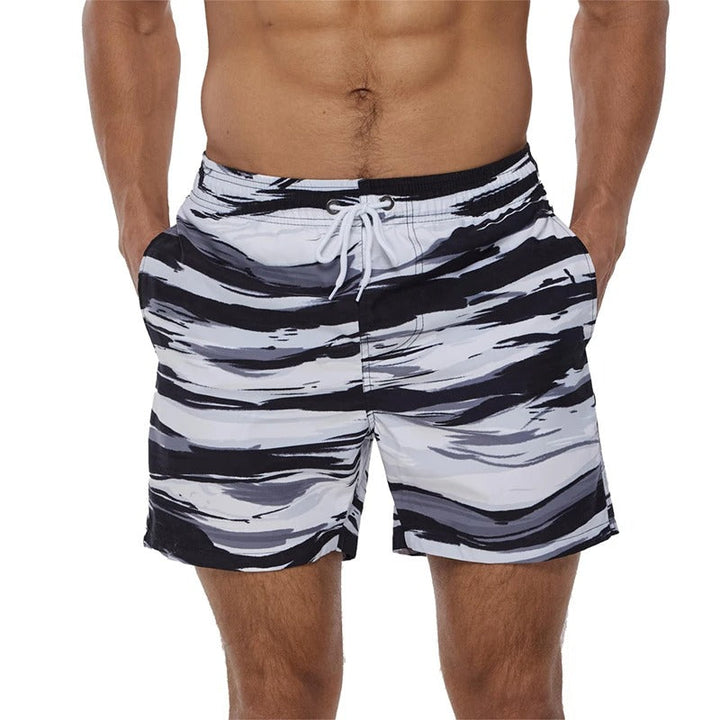 Lennox Ademende Zwemshort met Trendy Funky Print - Ideaal voor Zomerplezier en Zwemavonturen