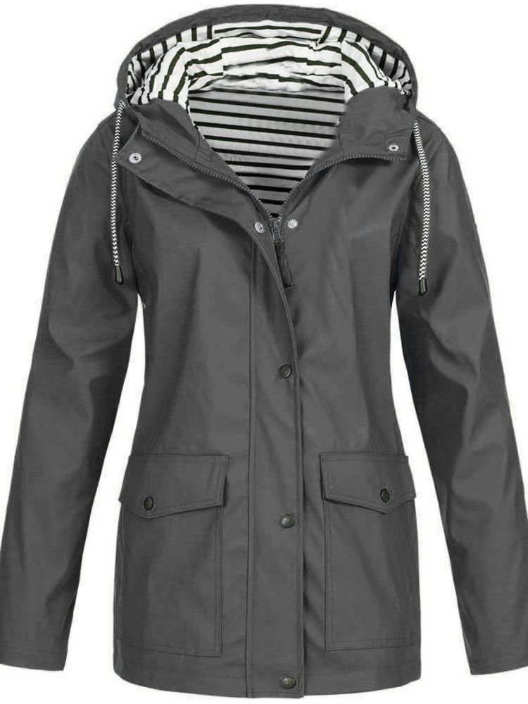 Elegante wasser- und winddichte Jacke für Damen - bietet umfassenden Schutz und Komfort bei jedem Wetter