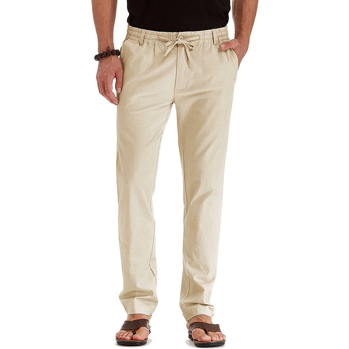 Bequeme Herren-Business-Hose in lockerer Passform mit elastischem Bund für maximalen Komfort