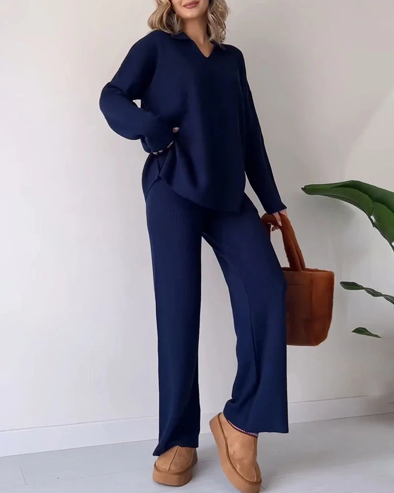 Waverly | Luxe Zachte en Elegante Casual Tweedelige Loungewear Set voor Ultiem Comfort