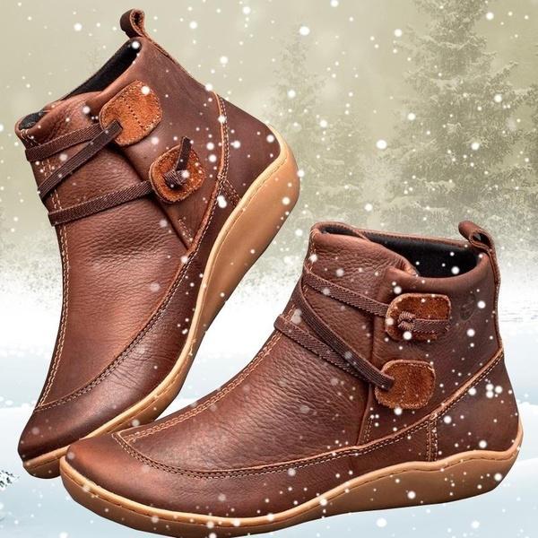 Elegante und bequeme Damenstiefel aus Leder - perfekt für kühle Tage