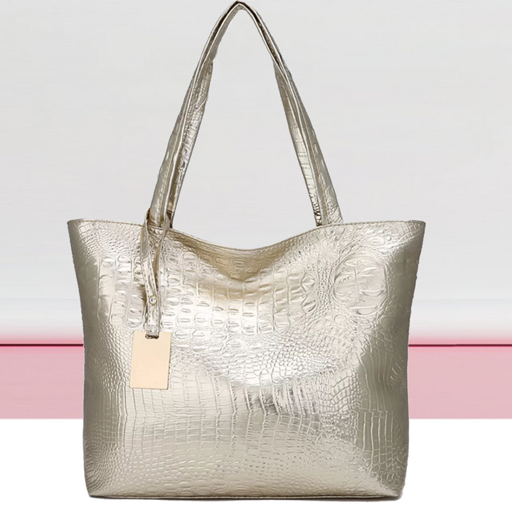 Calliope Luxe Croco-Textuur Tas - Stylowa i Stabilna Torebka dla Kobiet Ceniących Elegancję