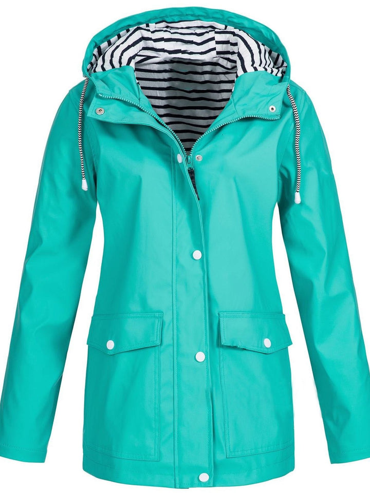 Elegante wasser- und winddichte Jacke für Damen - bietet umfassenden Schutz und Komfort bei jedem Wetter
