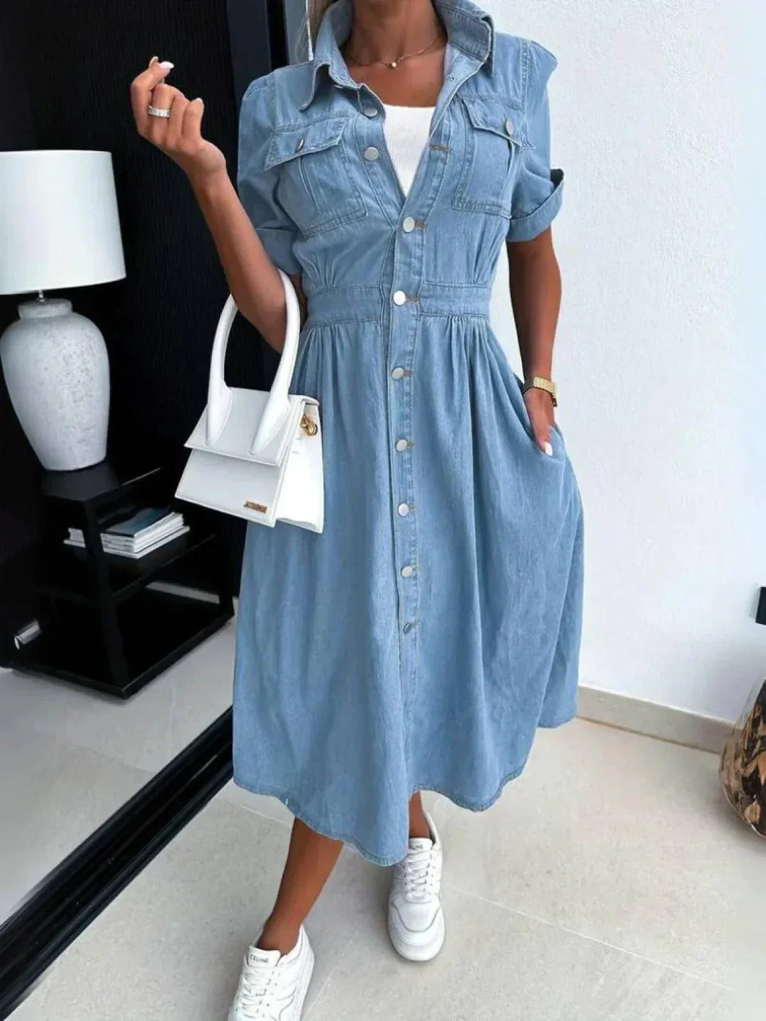Giorgia™ Denim Kleid - Eleganter Stil und einzigartige Pracht
