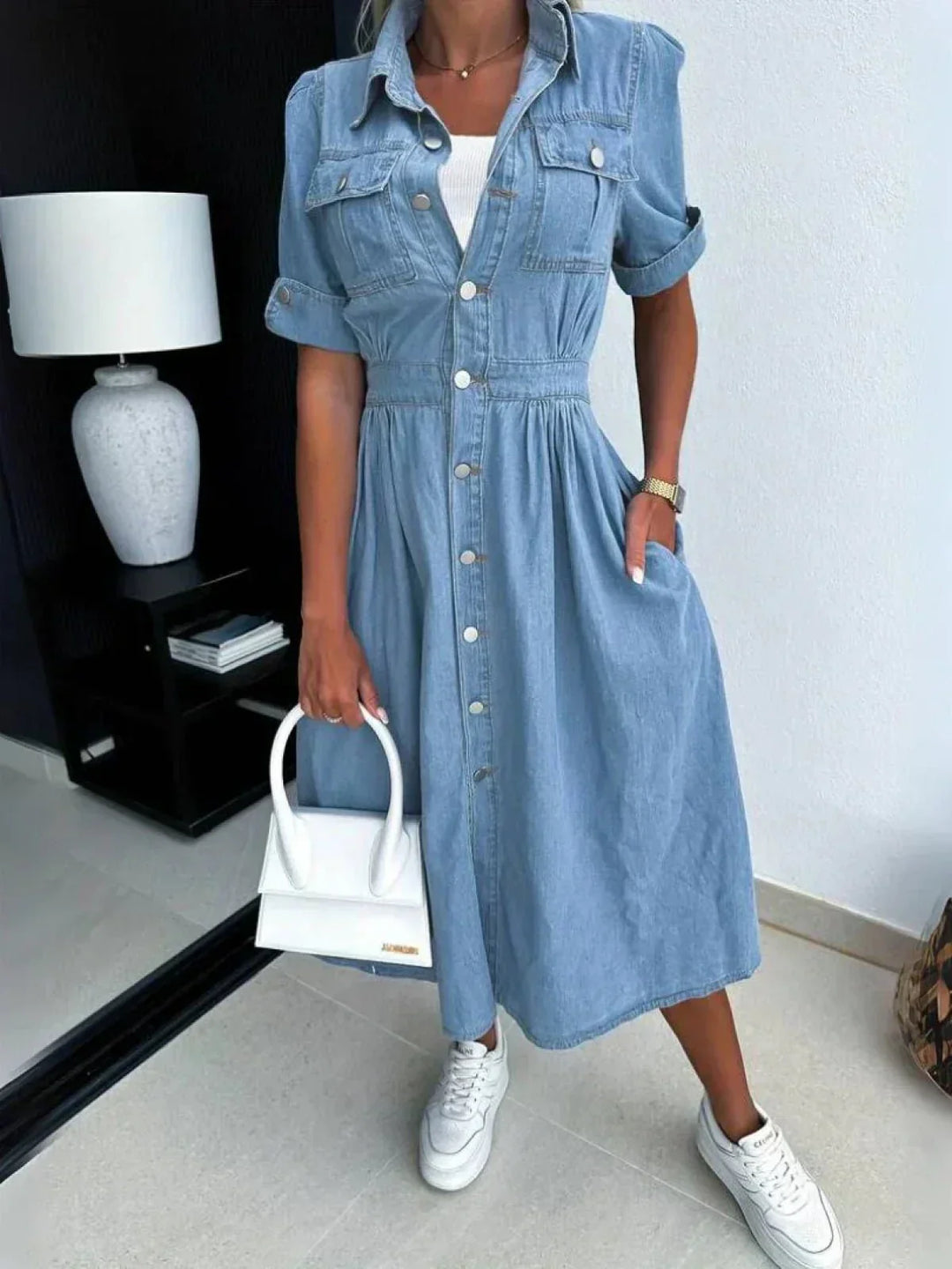Giorgia™ Denim Kleid - Eleganter Stil und einzigartige Pracht