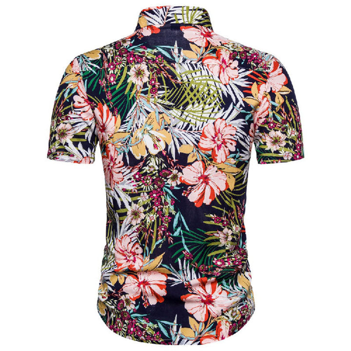 Elegantes Herren-Kurzarm-T-Shirt mit nautischem Muster - verleiht Ihrem Look Stil und Klasse