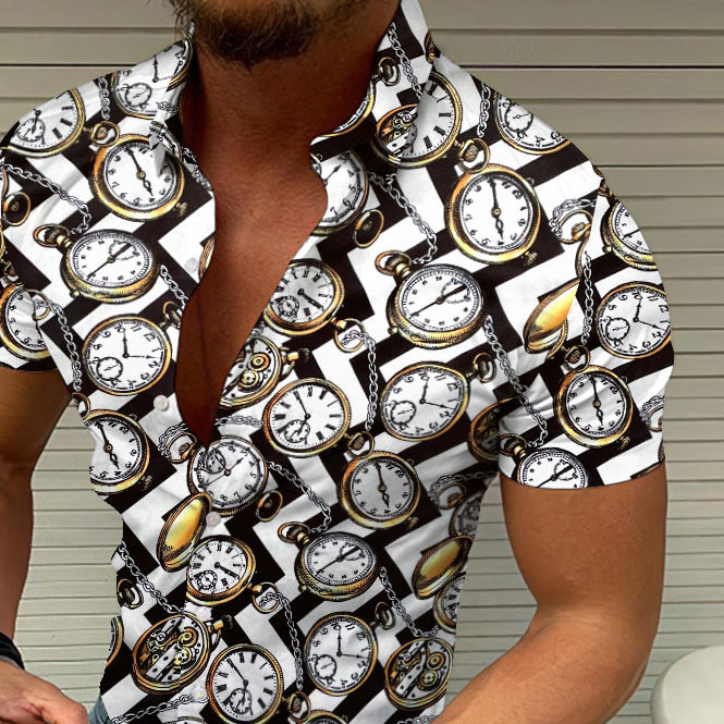 Bequemes Herren-T-Shirt mit trendigem Ethno-Grafik-Print - ideal für entspannte Momente im Alltag