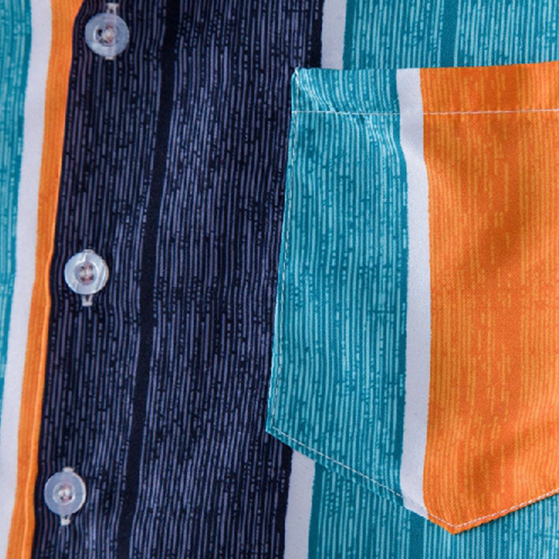 Elegantes Herren-T-Shirt im Vintage-Stil mit kurzen Ärmeln aus hochwertiger Baumwolle