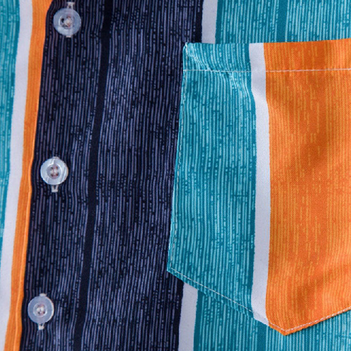 Elegantes Herren-T-Shirt im Vintage-Stil mit kurzen Ärmeln aus hochwertiger Baumwolle