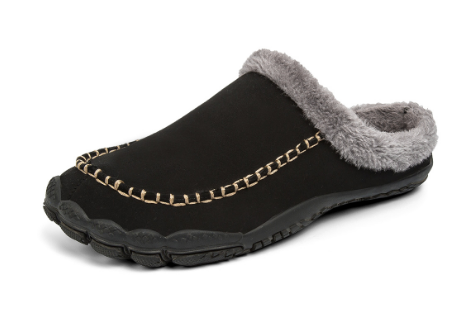 Heidi-Mode - Elegante und bequeme Winterpantoffeln mit rutschfester Gummisohle für Herren