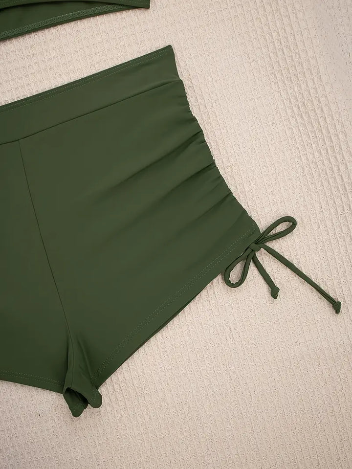 Fenella | Set de Bikini Actif Vert Léger