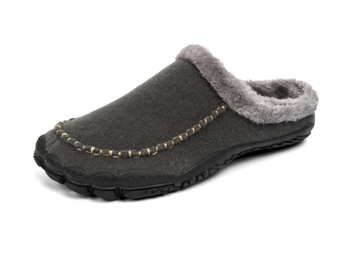 Heidi-Mode - Elegante und bequeme Winterpantoffeln mit rutschfester Gummisohle für Herren