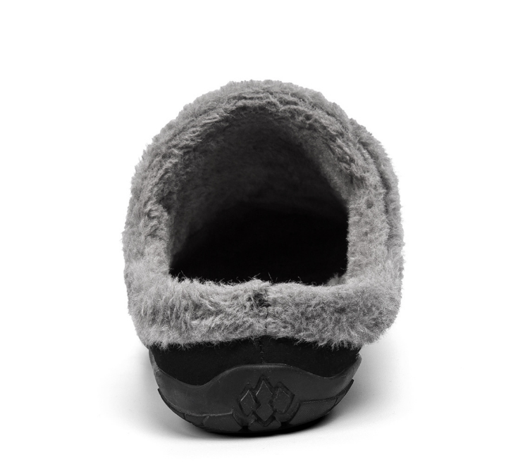 Heidi-Mode - Elegante und bequeme Winterpantoffeln mit rutschfester Gummisohle für Herren