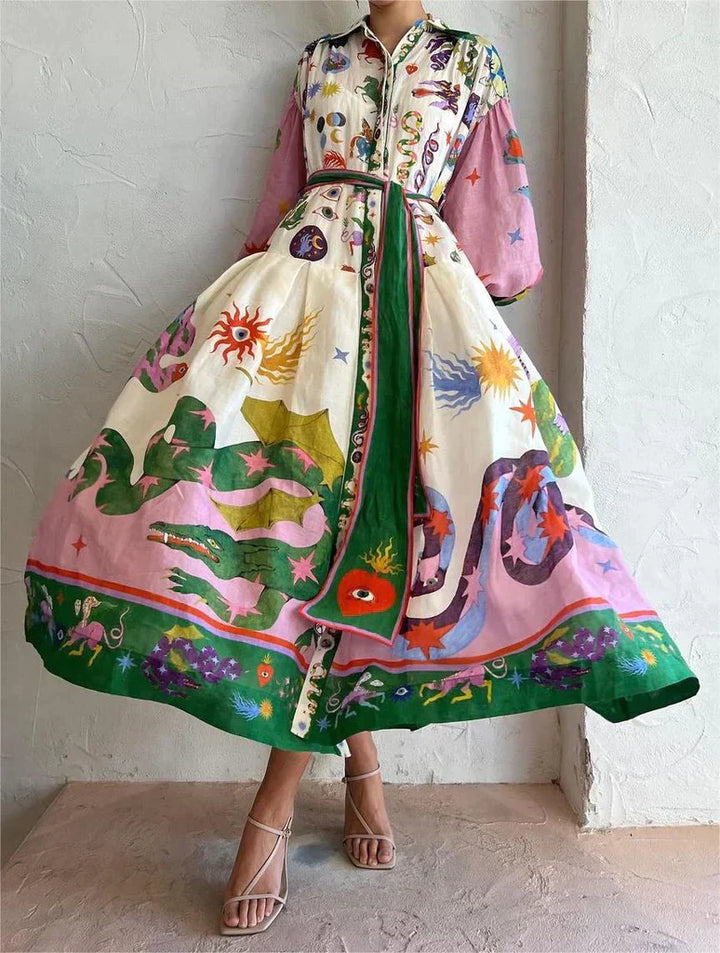 Elegancka włoska sukienka maxi Aryana™ – klasyczna i zawsze stylowa