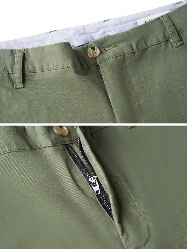 Hochwertige Chino-Hose für Herren aus einer dehnbaren, pflegeleichten Baumwollmischung - idealer Komfort und Stil