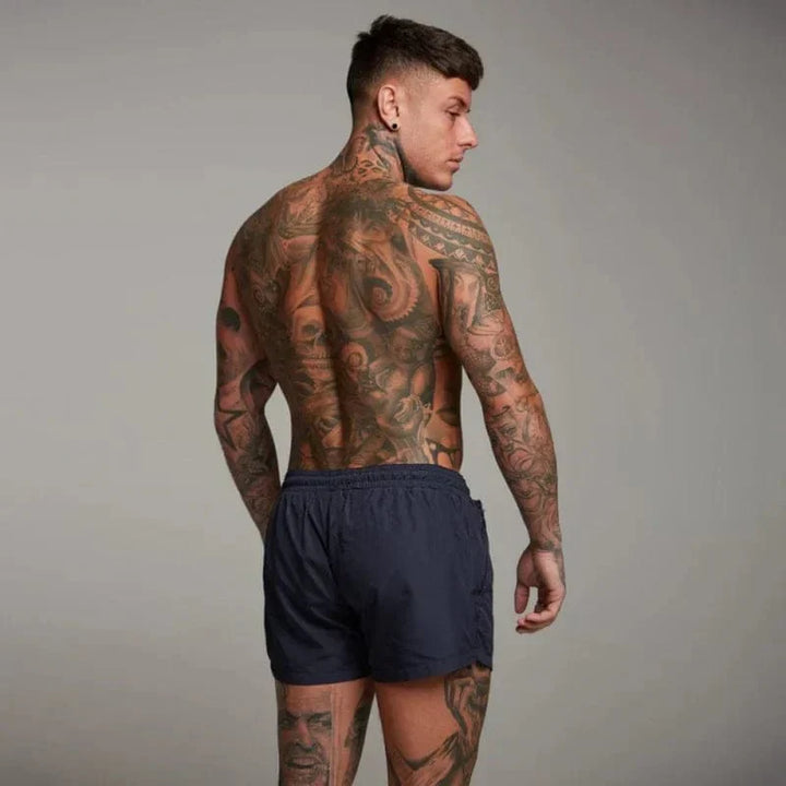 Trendy Heren Korte Zwemshorts met Praktische Zak – Jony