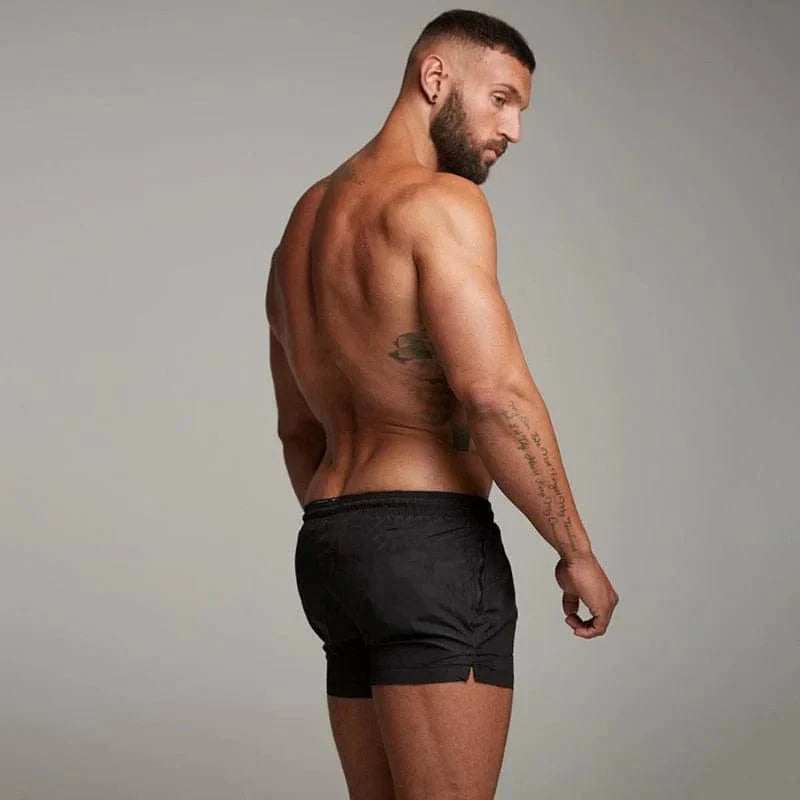 Trendy Heren Korte Zwemshorts met Praktische Zak – Jony