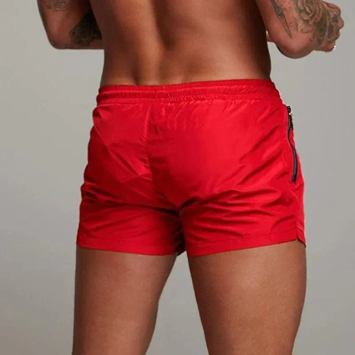 Trendy Heren Korte Zwemshorts met Praktische Zak – Jony