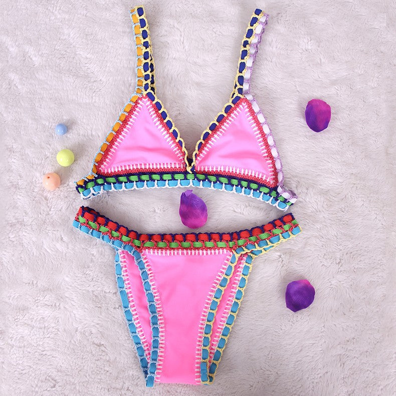 Dory | Modevola Boho Gehaakte Bikini Set met Elastisch Top für einen Ultieme Pasvorm en Stijlvolle Look