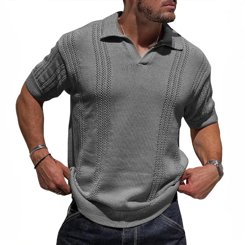 Stylisches Sommer-Poloshirt aus natürlichem Leinen - Andy