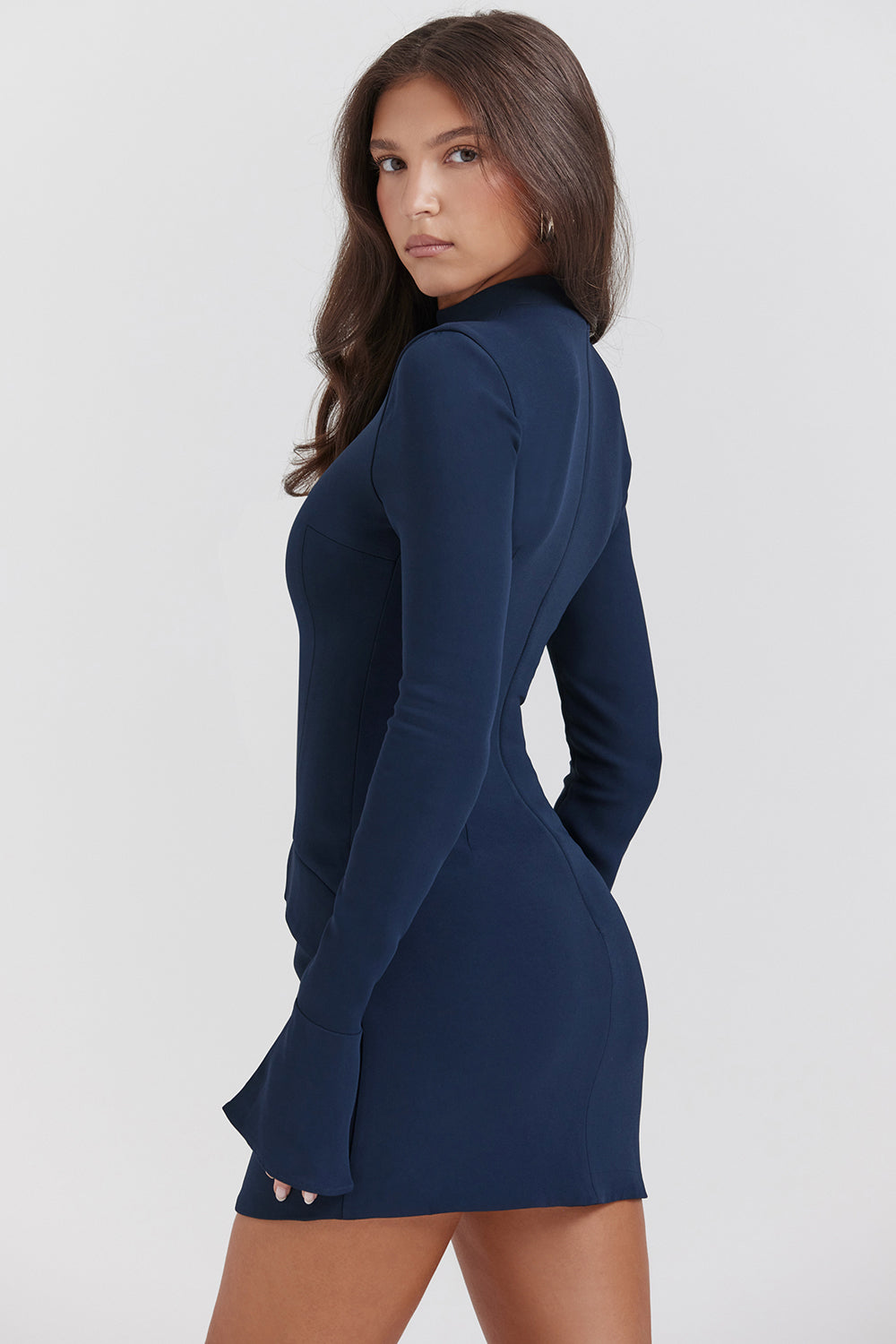 Modisches marineblaues Minikleid für Damen - die perfekte Wahl für jeden Anlass