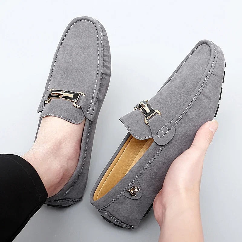 Elegante und bequeme Herren-Mokassins aus Wildleder - perfekt zum Ausgehen und für den Alltag