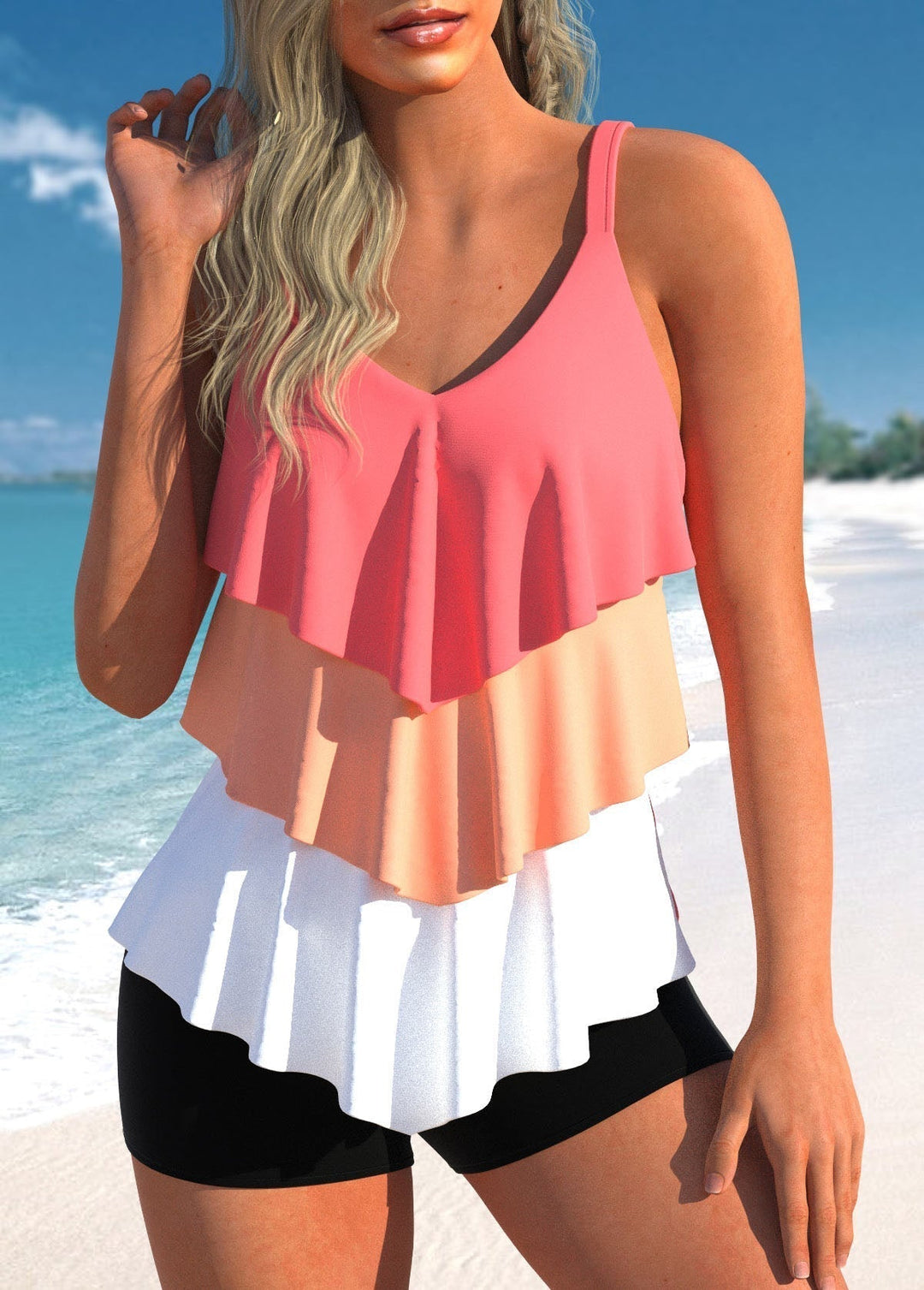 Lynn | Stijlvolle en Comfortabele Tankini Set voor de Perfecte Zwemdag