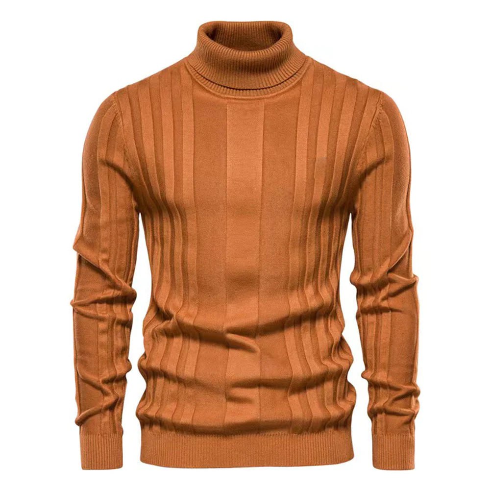 Stylowy męski sweter z golfem – elegancki i modny na każdą okazję