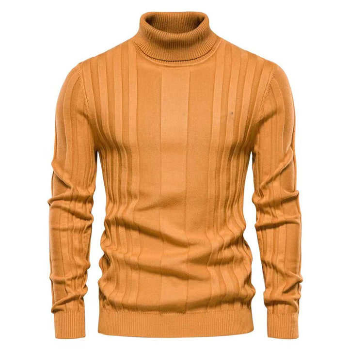 Stylowy męski sweter z golfem – elegancki i modny na każdą okazję
