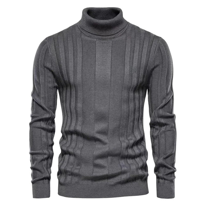 Stylowy męski sweter z golfem – elegancki i modny na każdą okazję