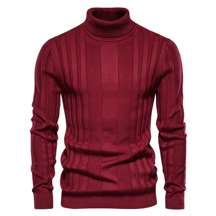 Stylowy męski sweter z golfem – elegancki i modny na każdą okazję