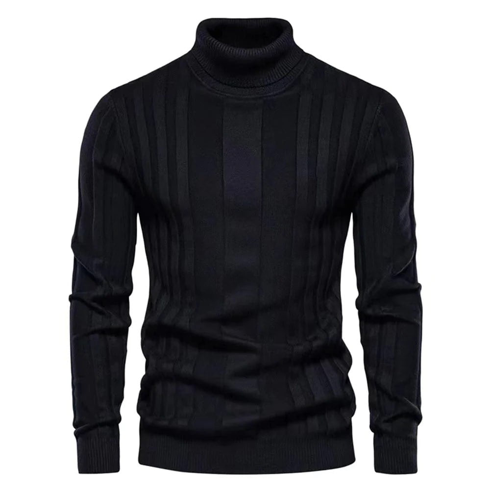 Stylowy męski sweter z golfem – elegancki i modny na każdą okazję