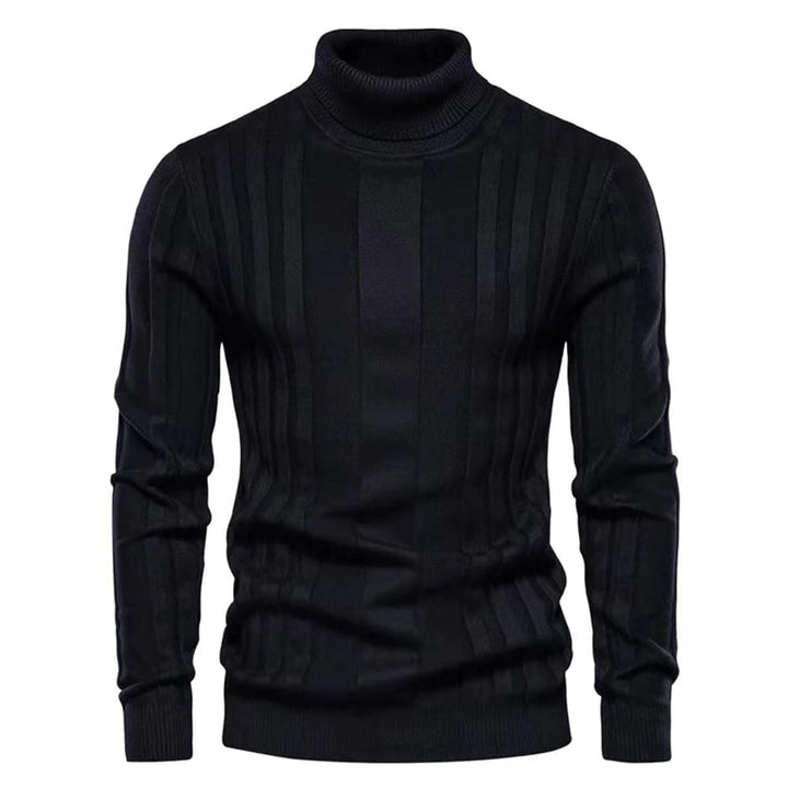 Stylowy męski sweter z golfem – elegancki i modny na każdą okazję