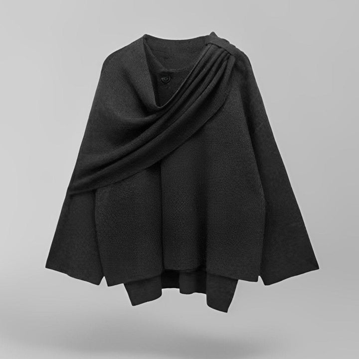 Maddalena™ - Stilvoller Woll-Trench mit elegantem Schal